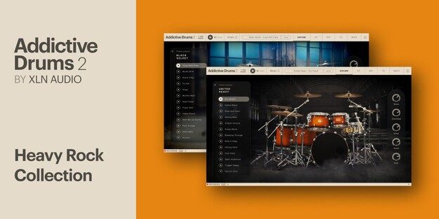 XLN Audio Addictive Drums 2: Heavy Rock Collection