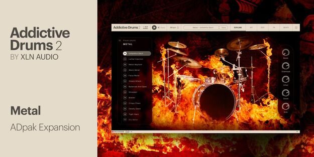 XLN Audio Progressive Metal ADpak