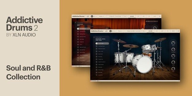 XLN Audio Addictive Drums 2: Soul and R&B Collection