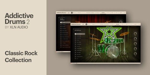 XLN Audio Addictive Drums 2: Classic Rock Collection