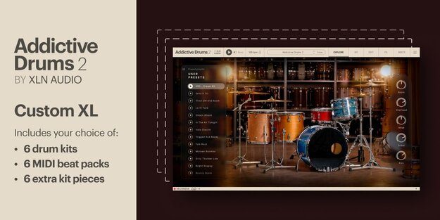 XLN Audio Addictive Drums 2 Custom XL Collection