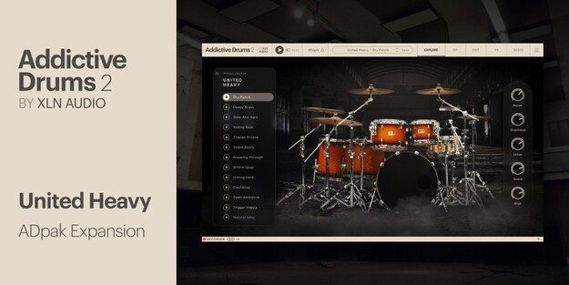 XLN Audio United Heavy ADpak