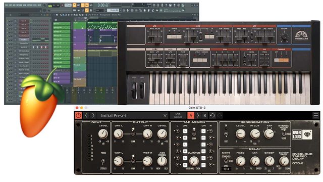 FL STUDIO Signature + Model 84 + GEM OTD-2