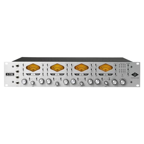 Universal Audio 4-710D Four-Channel Twin Finity Mic Pre/DI w/Dynamics