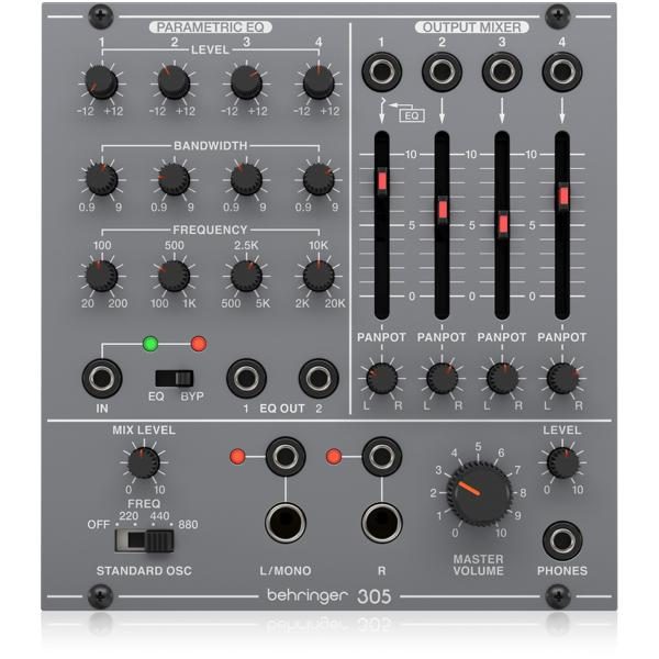 BEHRINGER 305 EQ/MIXER/OUTPUT