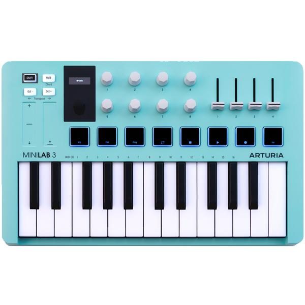 Arturia MiniLab 3 Aquamarine