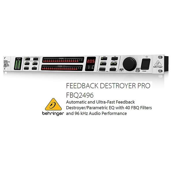 BEHRINGER FBQ2496 FEEDBACK DESTROYER PRO
