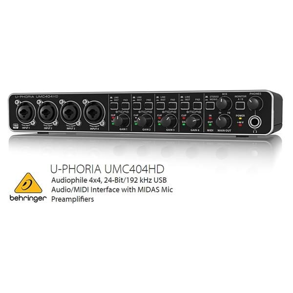 BEHRINGER UMC404HD U-PHORIA