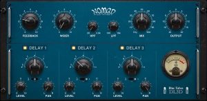 Blue Tubes Tempo Delay 3D