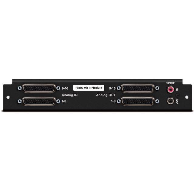 Module For Symphony I/O MKII:  16 Analog In + 16 Analog Out Module（B級アウトレット品）