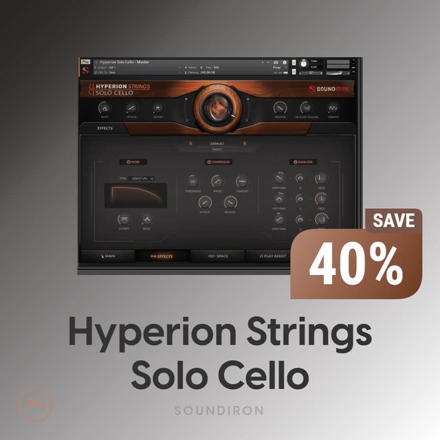 Hyperion Strings Solo Cello – Deeply Sampled Solo Cello Library