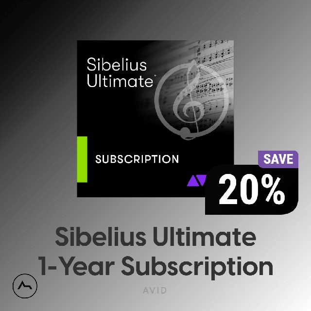 Sibelius Ultimate 1-Year Subscription – Professional Music Notation Software