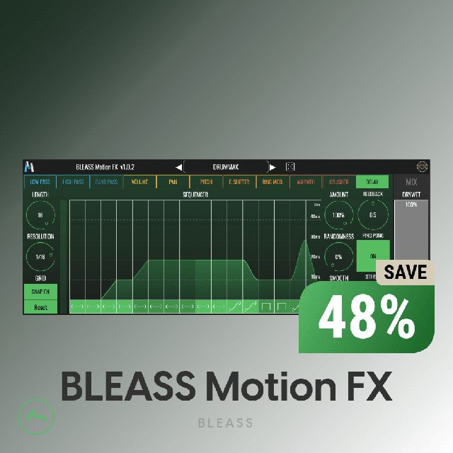 BLEASS Motion FX - Creative Motion Sequencer for Audio Effects