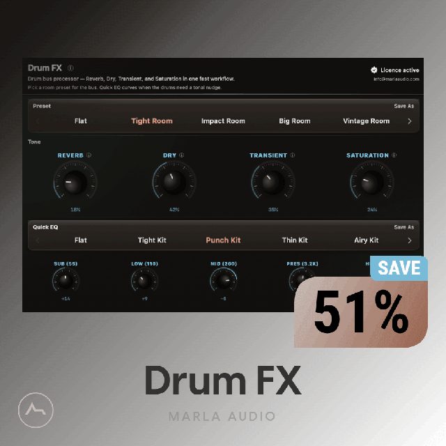 Drum FX – Glass-Clear Drum Bus Processing