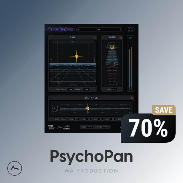 PsychoPan – 3D Stereo Panning & Psychoacoustic Spatial Audio Plugin