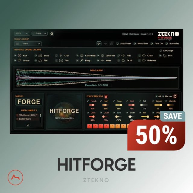 HITFORGE – Infinite Drum-Hit Engine for Electronic Music Producers