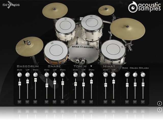 Acousticsamples StarDrums Library