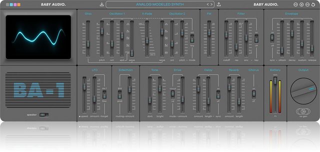 Baby Audio BA-1 Synthesizer Plugin