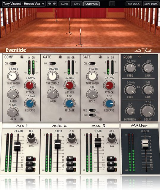 Eventide Tverb Tony Visconti Triple Reverb Plugin