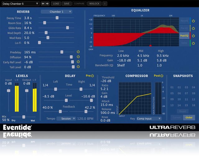 Eventide UltraReverb H8000-Based Reverb Plugin