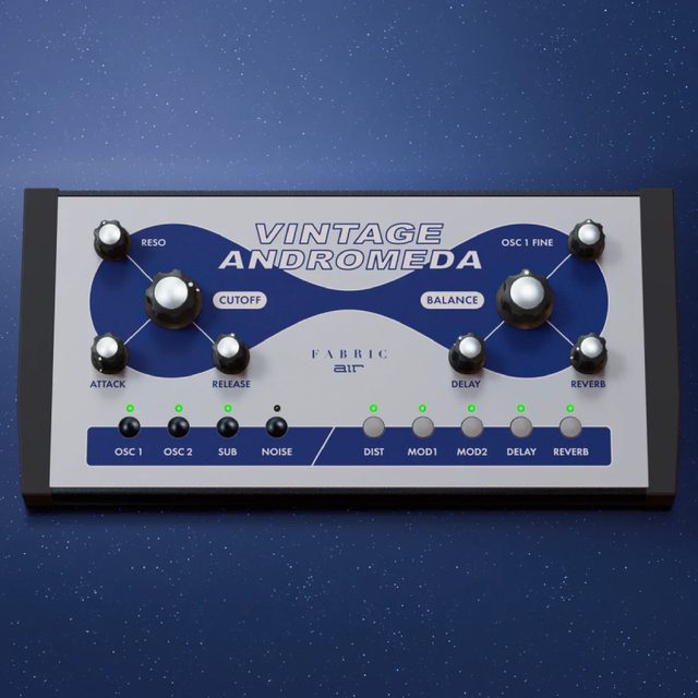 Air Music Tech Fabric Vintage Andromeda