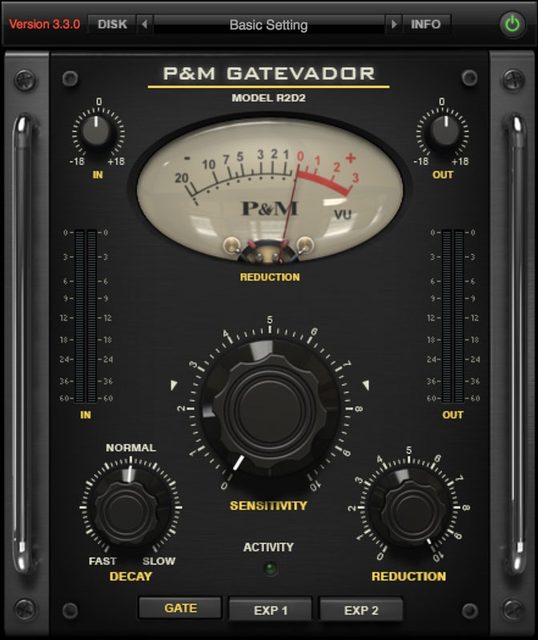 Plug & Mix Gatevador Gate Expander Plugin