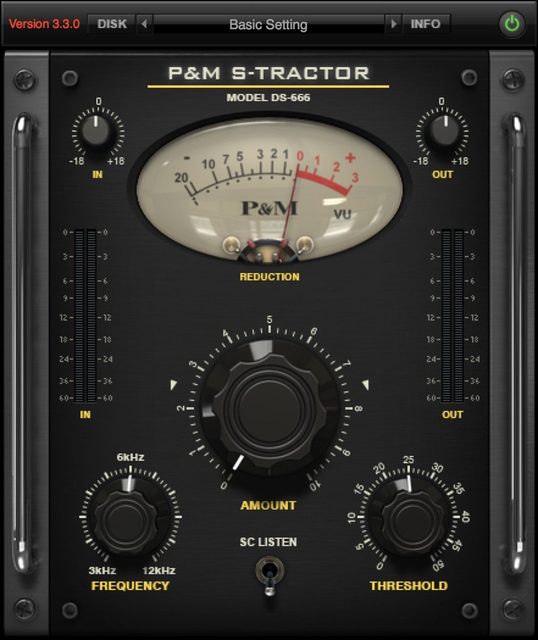 Plug & Mix S-Tractor De-esser Plugin