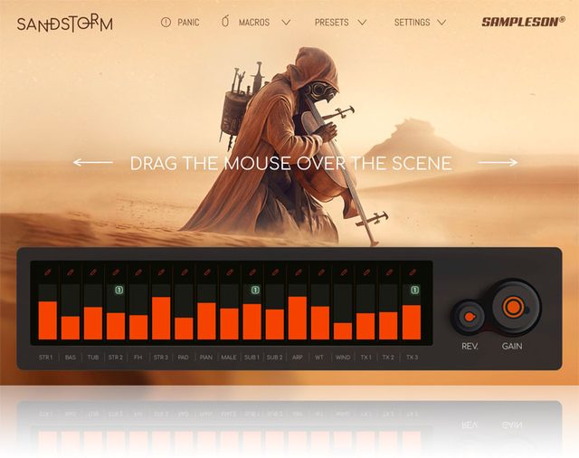 Sampleson Sandstorm Evolving Soundscapes Builder