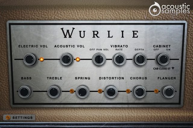 Acousticsamples Wurlie 64-key Wurlitzer 206A Piano Library